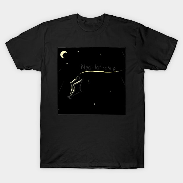 Starry Wisdom Album by Nyarlathotep T-Shirt by Lunalora